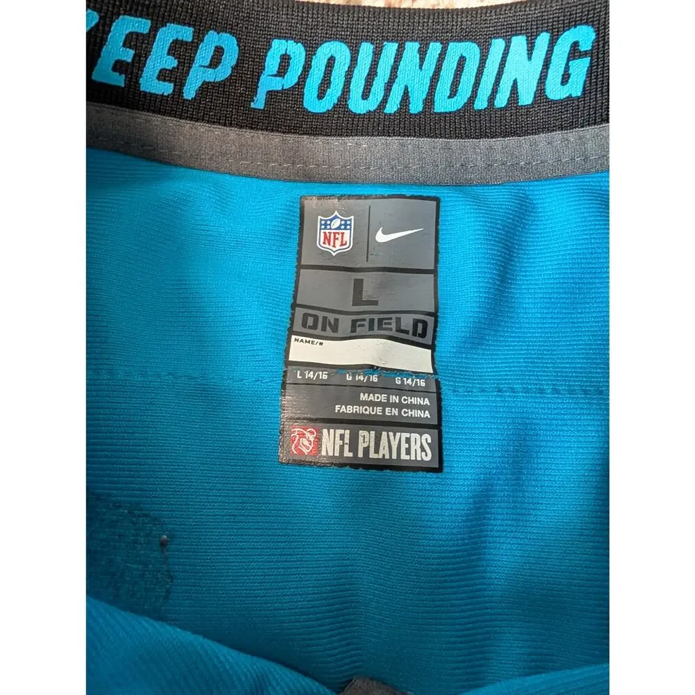 Nike Cam Newton Carolina Panthers Youth Large 14-16 Blue Football Jersey NFL #1